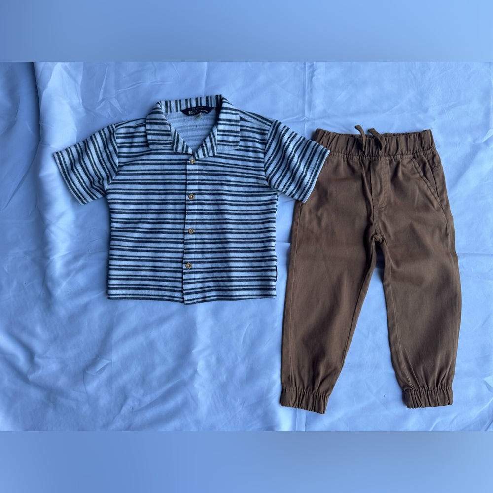 Ben Sherman 3 Toddler Boy Shirt with Pants Set